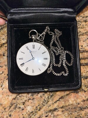 Chopard Taschenuhr 800er Silber mit silber Kette 