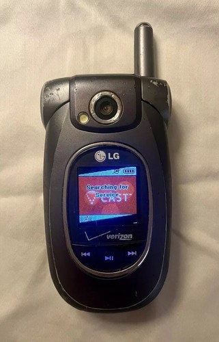 LG VX8300 - Gray and Silver ( Verizon ) Cellular Flip Phone, Tested, Camera
