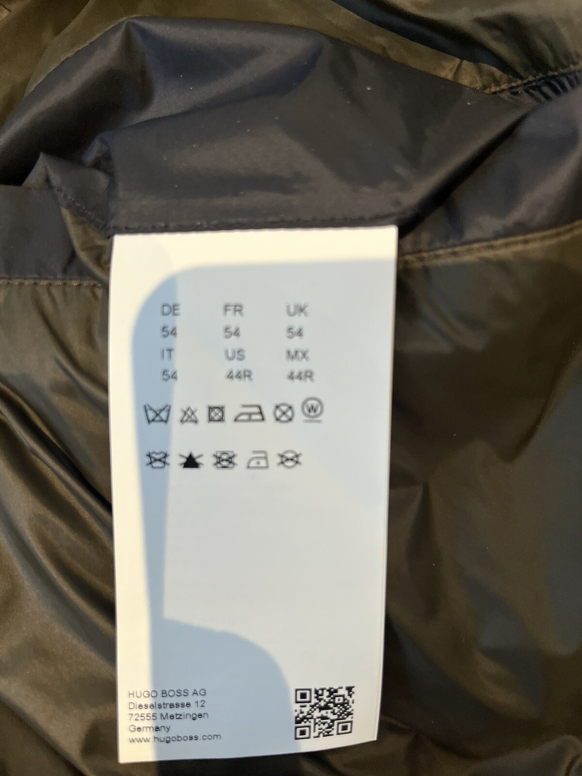 Hugo boss Real down jacket size XL Mens Black duck down eBay