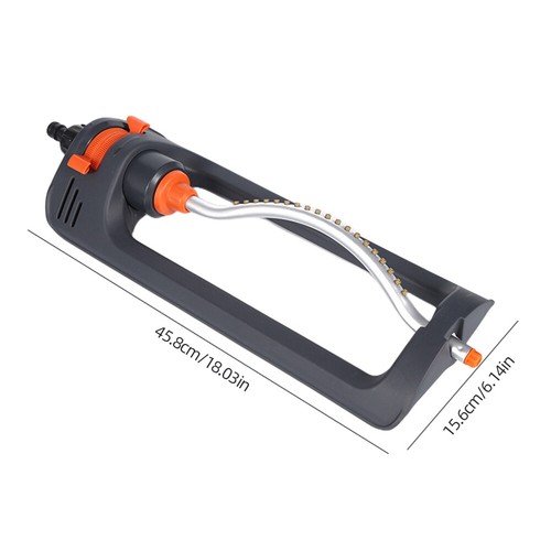 NEW Oscillating Garden Sprinkler Rustproof Aluminum Tube Swing Sprinkler Garden - Picture 4 of 12