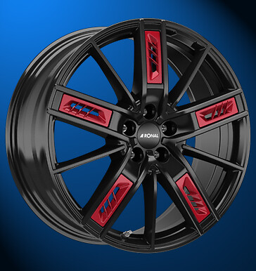 Ronal R67 Red Left 8 X 19 5 X 112 30 jetblack online kaufen | eBay