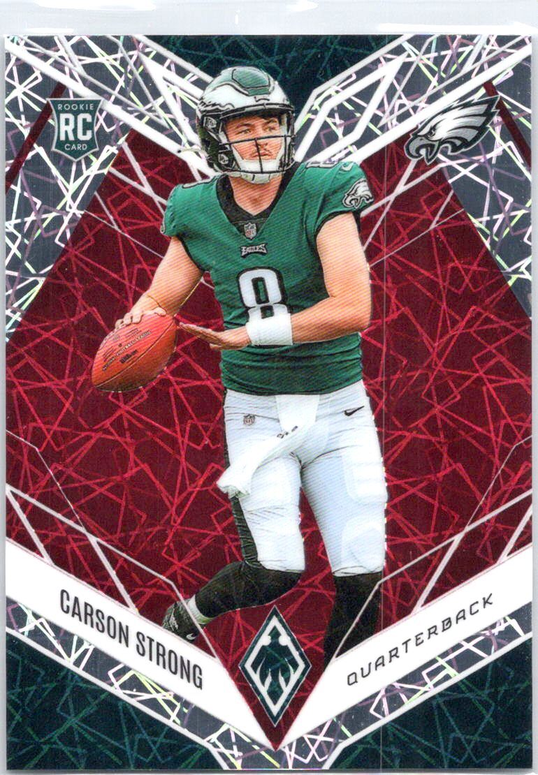 2022 Panini Phoenix #111 Carson Strong Red Lazer #/150