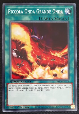 KLEINE WELLE GROSSE WELLE Speed Duel auf Italienisch SBC1-ITC15 Common YUGIOH