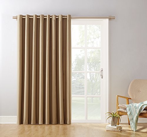 Sun Zero Easton Extra Wide Blackout Patio Curtain Panel 100 X 84in Sun Zero Easton Extra Wide Blackout Patio Curtain Panel 100 X 84in Solid Taupe | eBay - Sun Zero Easton Extra Wide Blackout Patio Curtain Panel 100 X 84in