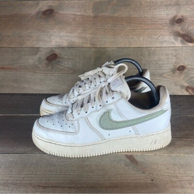 Nike Air Force one Womens size shoes white leather low top