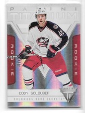2012 13 Panini Rookie Anthology Cody Goloubef Titanium RC #ed /48
