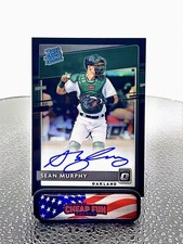 2020 Optic Black Sean Murphy Rated Rookie Auto /50 Oakland A's Atlanta Braves