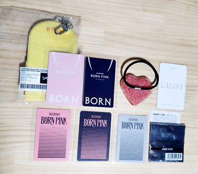 BLACKPINK Lisa Official Set LALISA Ktown4u , BP Tour , Born Pink