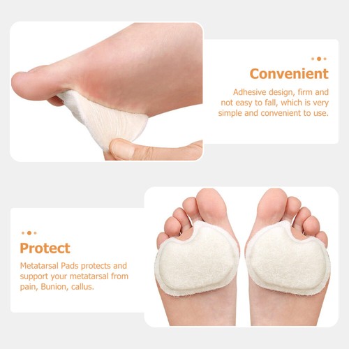 2 paires de coussinets de pied en feutre Coussins de pied confortables - Photo 12/12