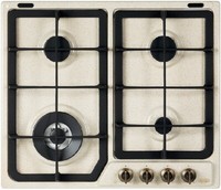 De'Longhi AVF46PRO Gaskochfeld 4 Brenner Gusseisen 1 Dreifachkrone Avena