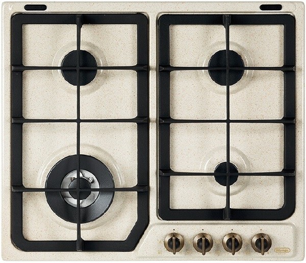 Delonghi AVF46PRO Ebene Kochen 4 Brenner Aus Gusseisen 1 Dreifach Corona Hafer-image