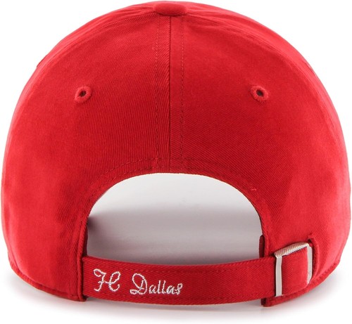 MLS FC Dallas Women's Sparkle Clean Up Adjustable Hat (Red) by '47 Brand - Picture 2 of 2