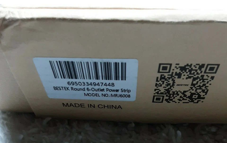 BESTEK Quick Charge 3.0 Power Strip with USB, Round AC 6-Outlet+4 USB Ports - Image 4 of 4