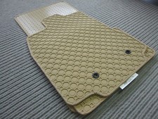 Design Gummimatten für Jaguar S-Type + 1999-02/2002 + BEIGE + Gummi Matten + NEU