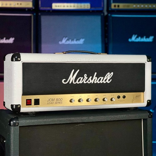 Marshall JCM 800 Lead Series Model 2203 100-Watt Master Volume Head 1990 - White