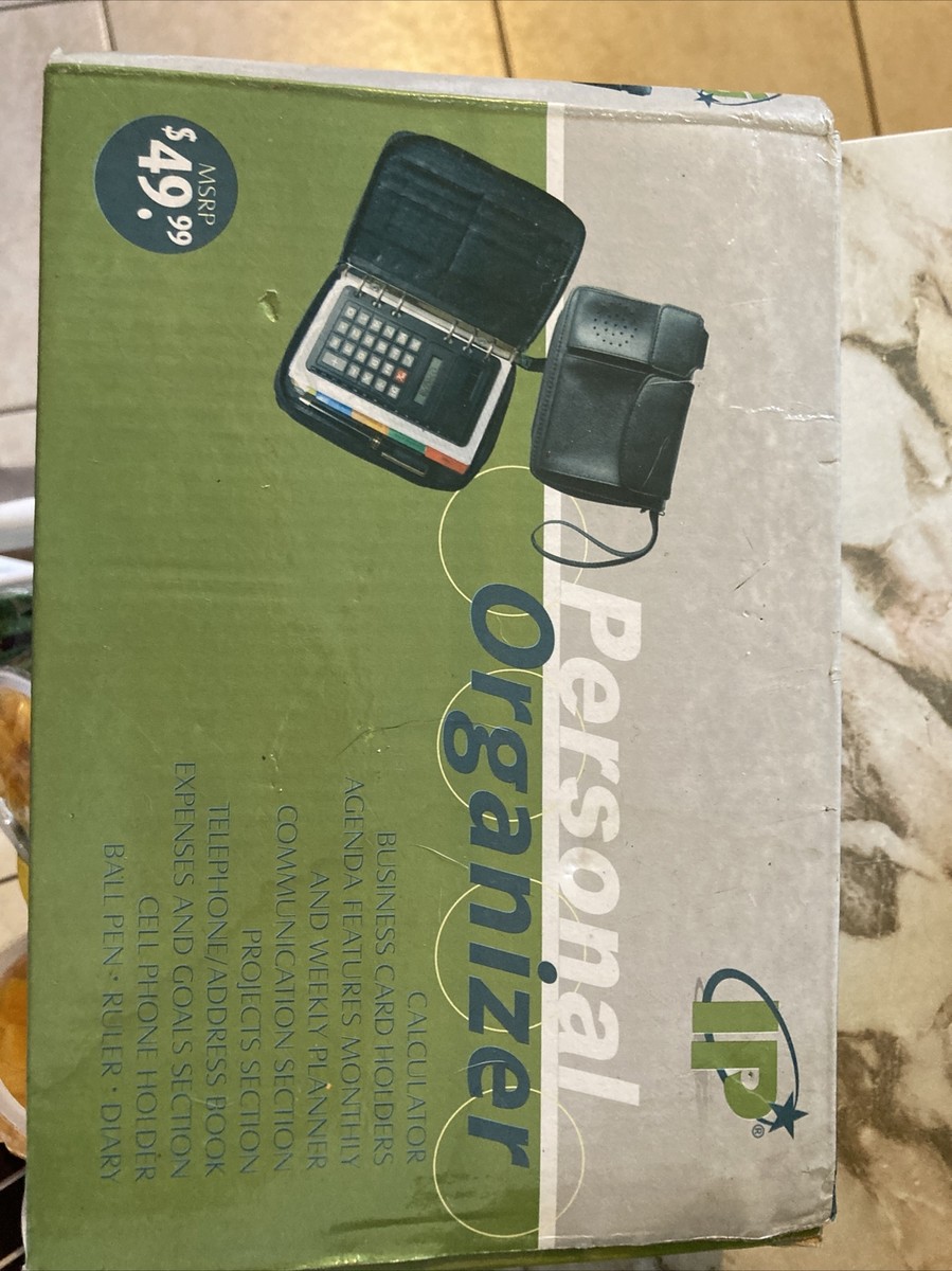 New IP Personal Organizer w/Solar Calculator New (Old Stock)Original  Packaging