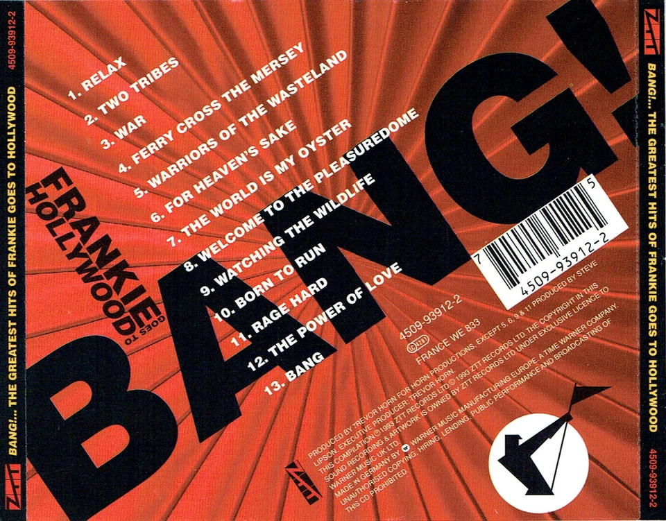(CD) Bang!... The Greatest Hits Of Frankie Goes To Hollywood - Relax, War, u.a. - Bild 2 von 2