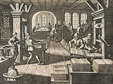 After Jost Ammann Workshop Of Johannes Gutenberg (C.1400 – 1468) Print