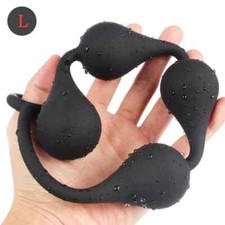 Silicon Big Anal Beads Balls Butt Plug Anus Dilatodor Expander Prostate Massager