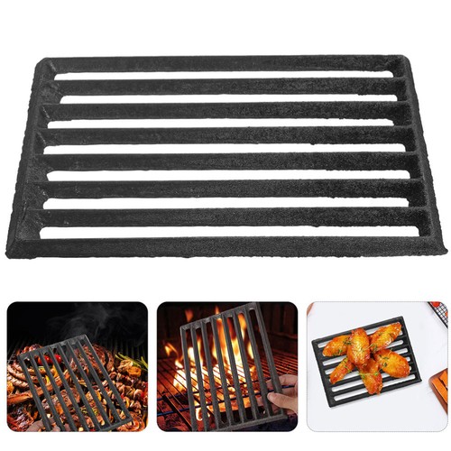 Rectangular Firewood Grate Iron Barbecue Grate Outdoor Fireplace Grate