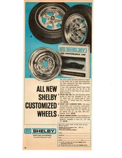 1968 SHELBY CUSTOM WHEELS ~ ORIGINAL SHELBY PARTS & ACCESSORIES AD