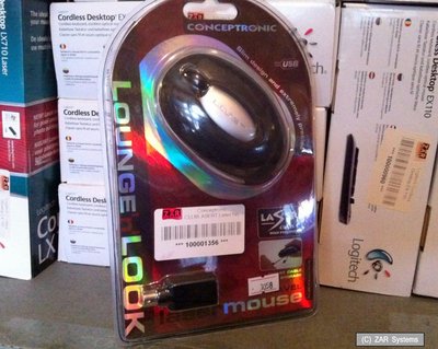Conceptronic Mouse CLLMLASERT Laser Notebook Mouse, 800 DPI, USB, PS/2, NEW