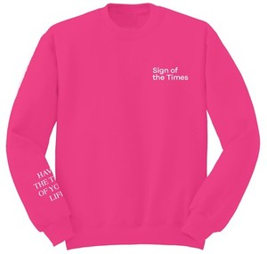 harry crewneck pink