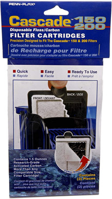 Cascade Hang-On Power Filter Replacement Cartridges - 3 Pack
