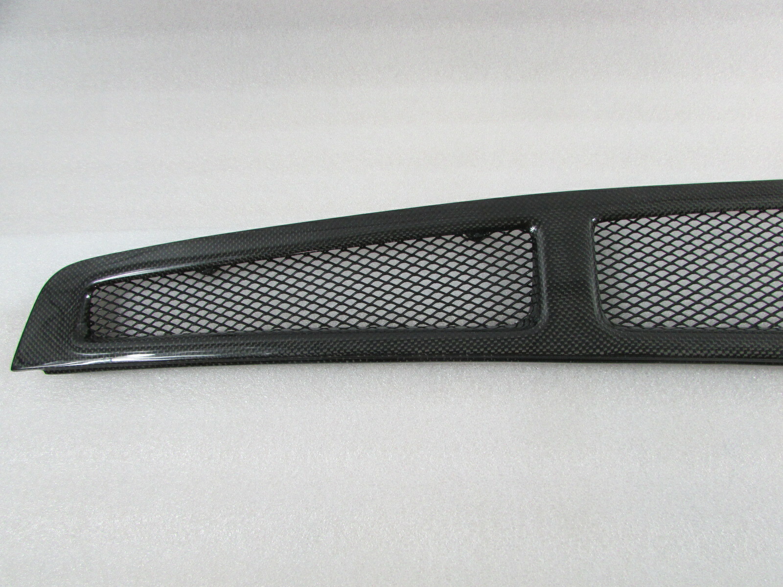 Ferrari F430 Spider, Carbon Fiber Engine Deck Lid Grille Louvers, New 1x1 Weave