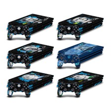 MAN CITY FC GRAFFITI BY MURWALLS MATTE VINYL SKIN DECAL FOR SONY PS4 PRO BUNDLE