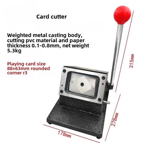 Rounded Manual PVC Card Machine Card Cutting Machine Paper Cutting Machine - Picture 13 of 14