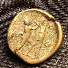 macedon antigonos II gonatas 277-239 bc ae 20 Athena Right/pan Erecting Trophy