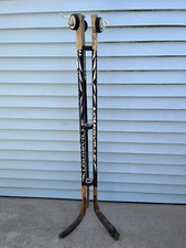 Quad City Mallards Autograph Signed Wood Hockey Stick  Vegas Knights Wolves Puck