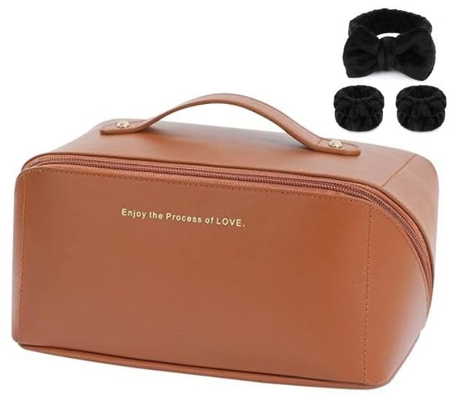 Large Waterproof Travel Makeup Bag for Women – Spacious Cosmetic Organizer  