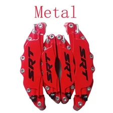 Car brake caliper covers metal 4pcs kit F&R for Toyota Yaris RAV4 Corolla Camry