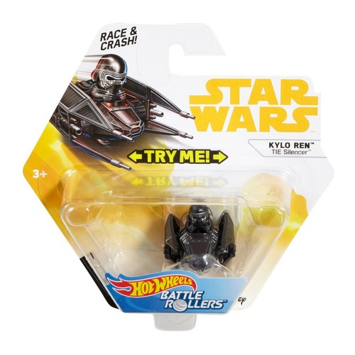 Hot Wheels Star Wars Battle Rollers Kylo Ren TIE Silencer Kids Diecast Toy Car - Picture 4 of 5