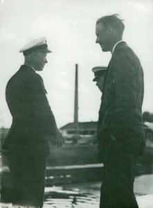 20 May 1927-8x10 Fotografie Portrait Of Captain Charles Lindbergh