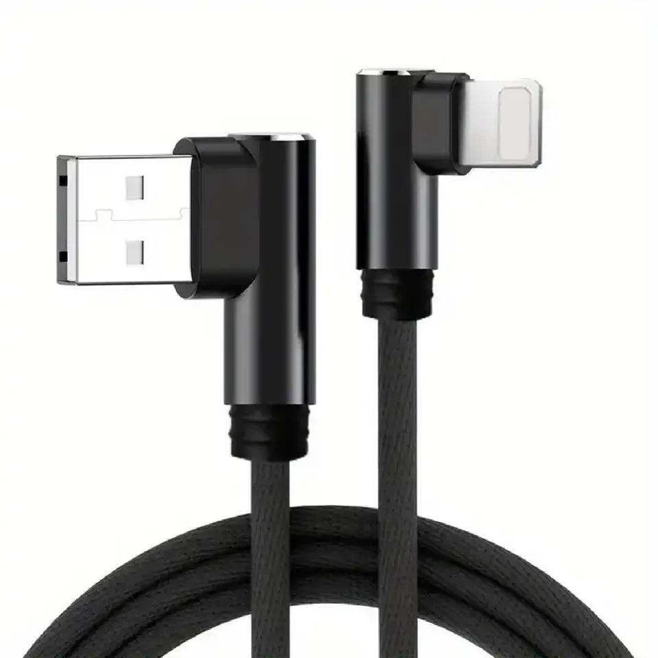 iPhone Ladekabel Nylon Datenkabel für iPhone 14 13 12 11 XR XS X Pro Max 1m - 3m - Bild 2 von 4