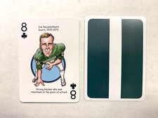 Joe DeLamielleure College Football Star Guard Caricature Poker Playing Card