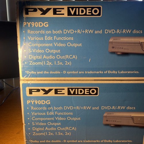 PYE PY90DG Registratore DVD MP3 Scansione Progressiva WMA DVD + - RW NUOVO!!!! - Foto 3 di 14