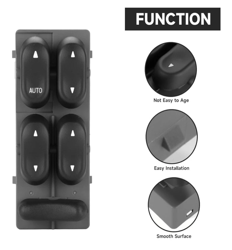 Interruptor de ventana eléctrica para Lincoln Navigator Blackwood Master Driver XL1Z14529BA Foto 2 de 3