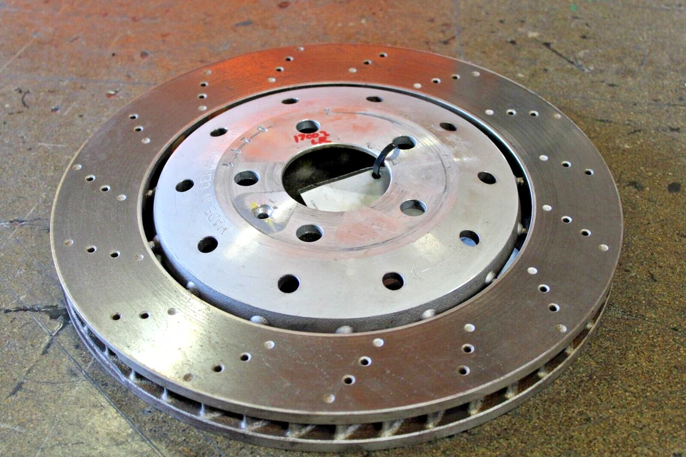 Lamborghini Gallardo LP560, 570, Rear Brake Rotor, Steel Disc, P/N 420615601E - Image 3 of 4