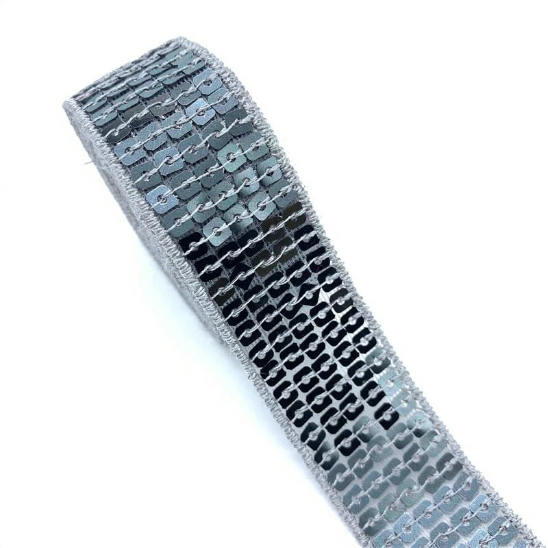 5yards  Strung Flat Sequin String Trim Lace Ribbon Sew Craft Dance Costumes - Image 4 of 4