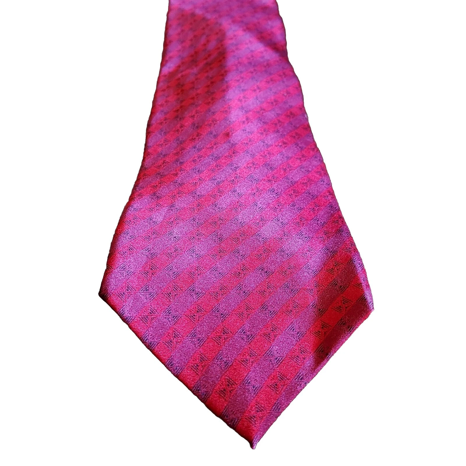 Multicolor Striped 100% Silk Ties for Men