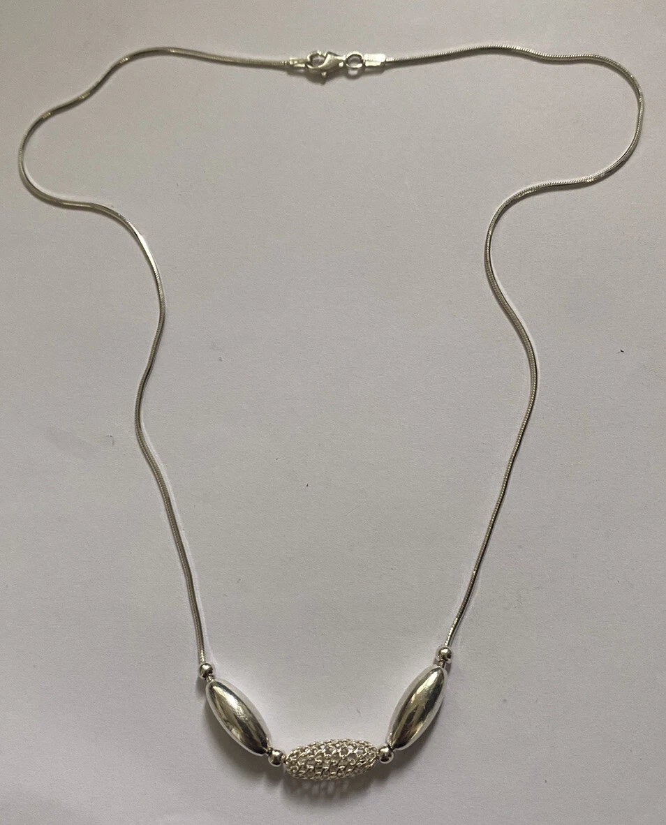 Silver princess hotsell necklace