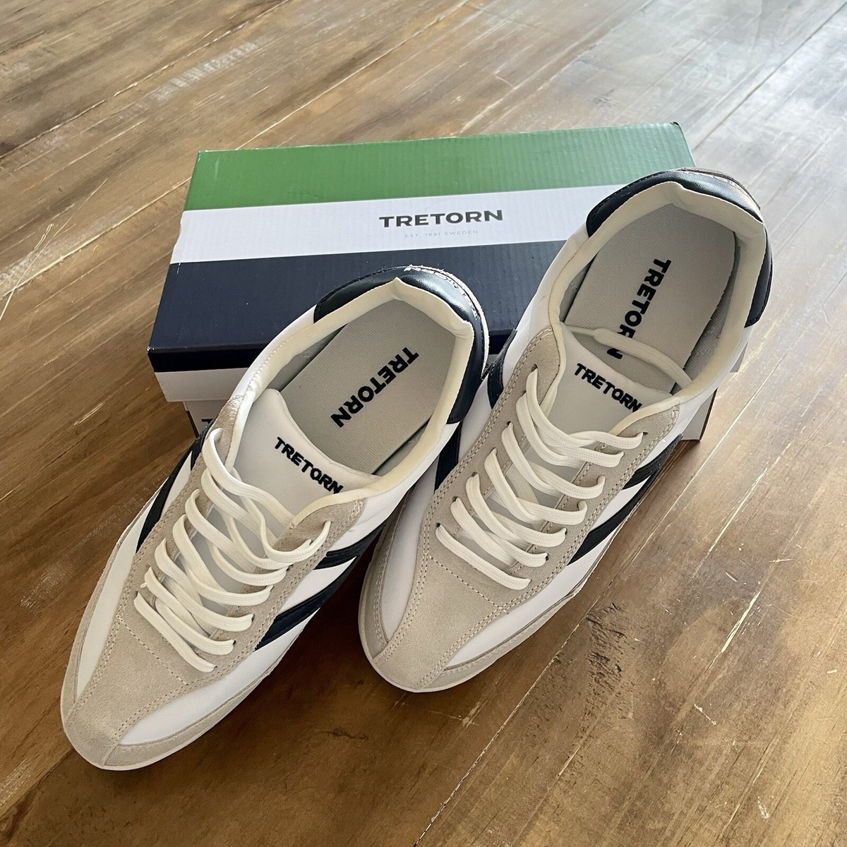 Tretorn Rawlins 2.0 Lace-Up Jogging Sneakers sz10 Sweden  display picture 2