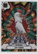 2025 Panini Donruss Bomb Squad Green Laser Jim Thome #12 HOF 1u6