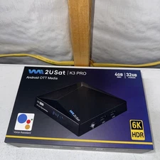 We2USat K3 PRO Android TV 6K (UNTESTED!)