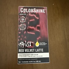 ColorShine Splat RED VELVET LATTE Hair Dye Ki...