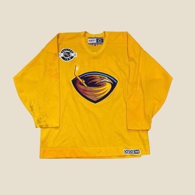 Vintage Atlanta Thrashers Pre Match Eishockey Trikot CCM XL